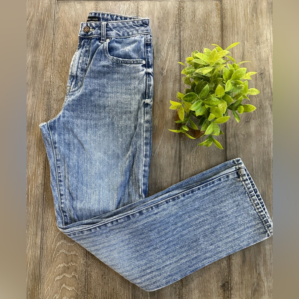 Sincerely Jules Classic Blue Straight Leg Jeans